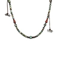 Collier Tamashii Short Mudra in Pierres semi-précieuses Turchese NHS1600-75 - NHS1600-75